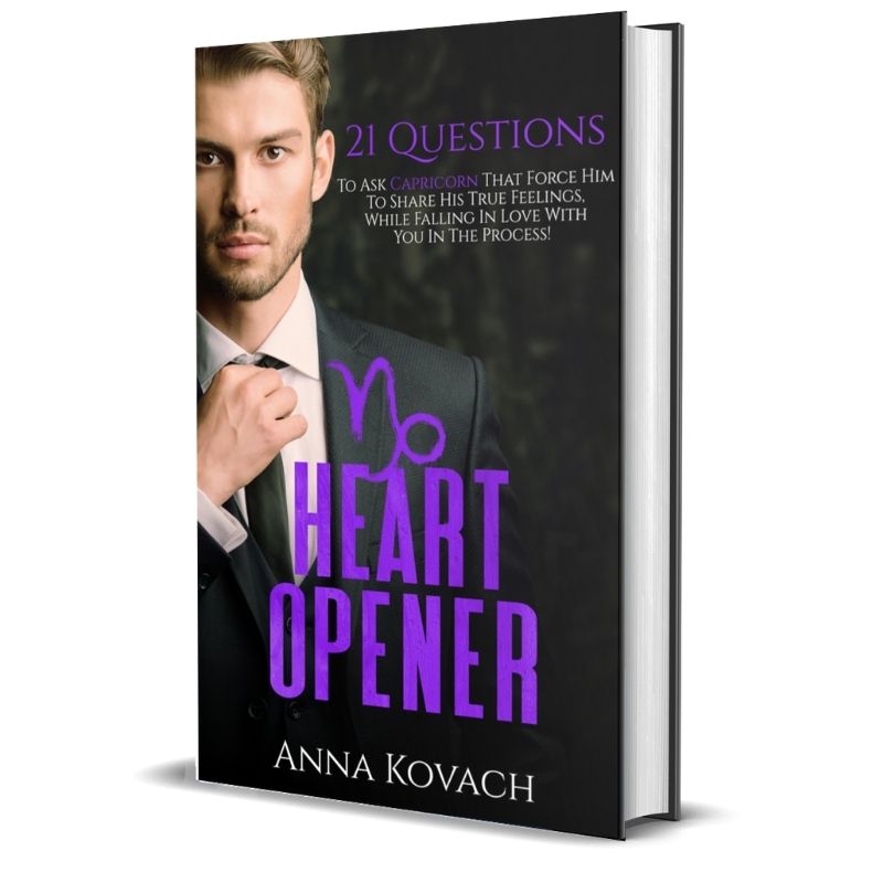 Capricorn Man Heart Opener by Anna Kovach