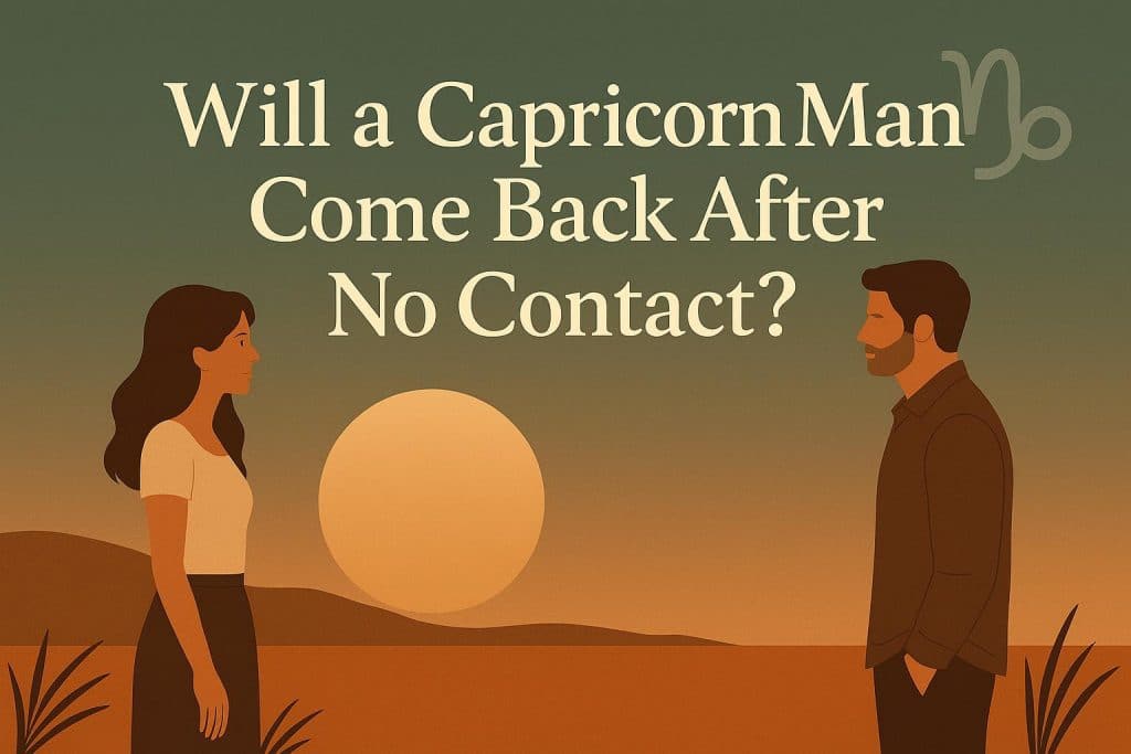 Will a Capricorn Man Come Back After No Contact? 7 Secret Signs a Capricorn Man is Not Over You